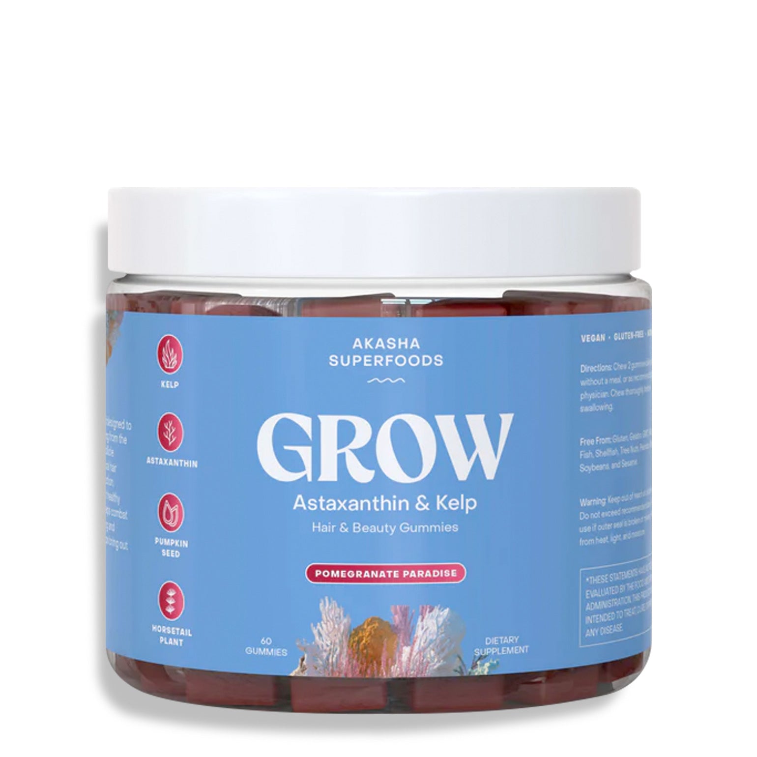 GROW Gummies Cheveux & Beauté - Akasha Superfoods