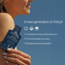 Sachet Shilajit Liquid Complex - Cymbiotika. Augmente l'énergie et l'endurance. Booste la mémoire