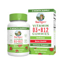 Vitamin D3+B12 Gummies, Strawberry