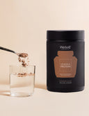 Pot Protéines Chocolat WelleCo - 300g. A  mélanger dans un verre d'eau