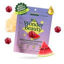 WonderBeauty Plant People - Gummies au collagène, Kératine, acide hyaluronique et Biotine. Sachets goût pastèque