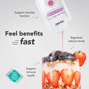 Sachet de Zooki Vitamine D3 + K2 liposomal à verser dans un petit déjeuner.