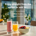 Zooki Vitamine D. A boire directement au sachet ou ajouter à une boisson. 